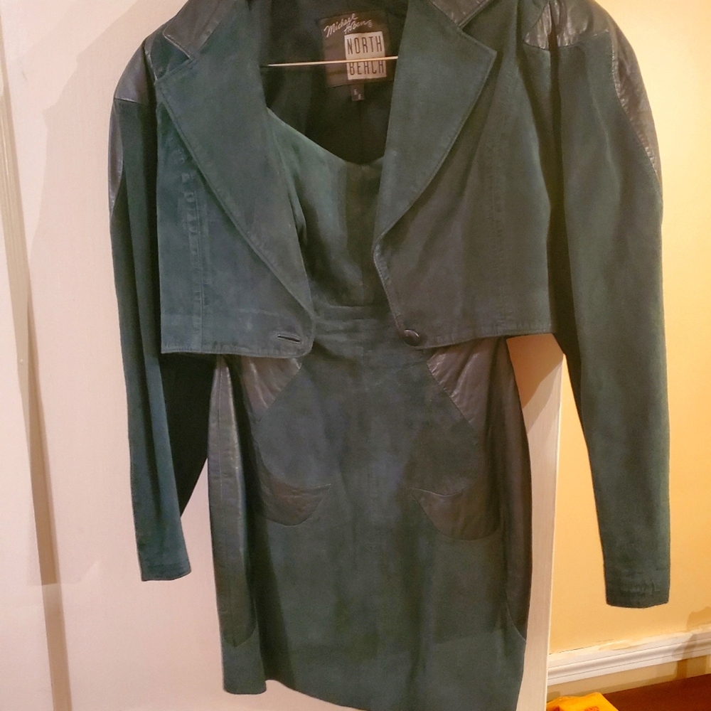 3 piece Vintage North Beach Leather set